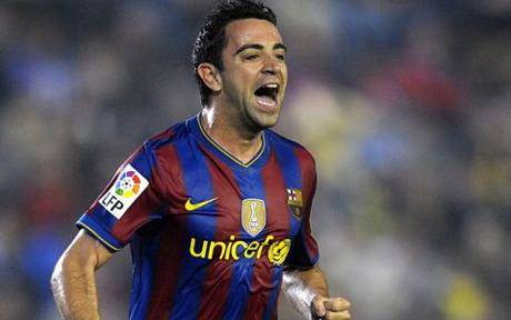 pemain terbaik liga spanyol 2010an xavi hernandez