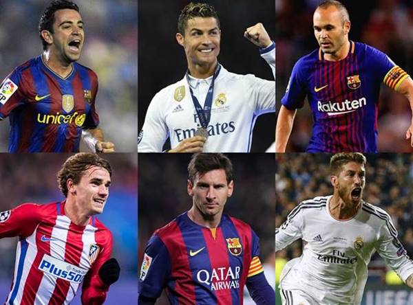 11+ Pemain Terbaik Liga Spanyol Era 2010an (La Liga 2010-2019)
