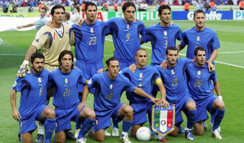 skuad italia piala dunia 2006
