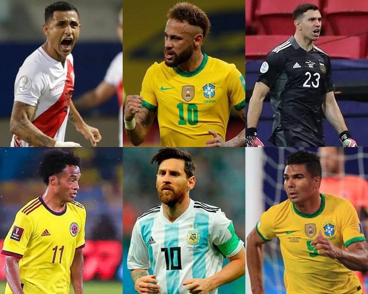 11+ Pemain Terbaik Copa America 2021 (Messi, Neymar, Casemiro)