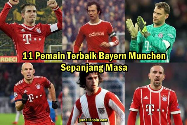 11+ Pemain Terbaik Bayern Munchen Sepanjang Masa (All-Time Best XI)